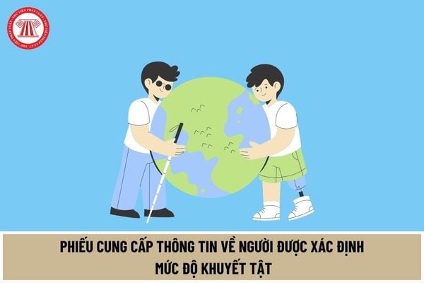 Hướng dẫn ghi phiếu cung cấp thông tin về người được xác định mức độ khuyết tật là học sinh?