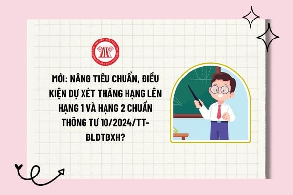 MỚI: Nâng tiêu chuẩn, điều kiện dự xét thăng hạng lên chức danh nghề nghiệp viên chức chuyên ngành giáo dục nghề nghiệp hạng 1 và hạng 2?