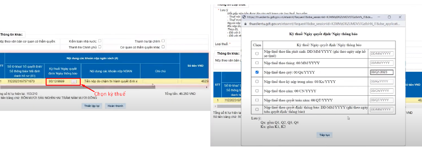 Hướng dẫn kê khai, nộp thuế online