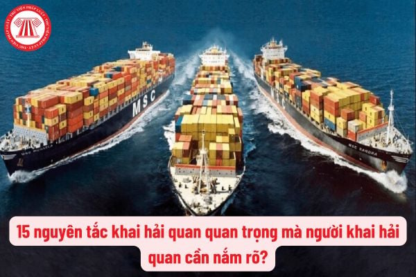 15 nguyên tắc khai hải quan quan trọng mà người khai hải quan cần nắm rõ? Địa điểm đăng ký tờ khai hải quan đối với hàng hóa nhập khẩu?