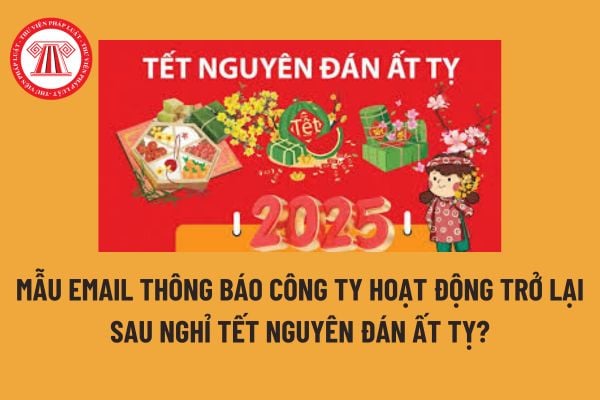 Mẫu Email thông báo công ty hoạt động trở lại sau nghỉ Tết Nguyên đán Ất Tỵ? Sau Tết, người lao động được nghỉ bao nhiêu ngày nghỉ lễ