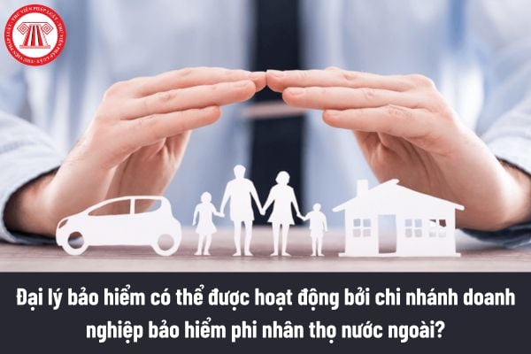 Đại lý bảo hiểm có thể được hoạt động bởi chi nhánh doanh nghiệp bảo hiểm phi nhân thọ nước ngoài hay không? 