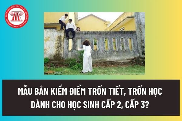 Mẫu bản kiểm điểm trốn tiết trốn học dành cho học sinh cấp 2, cấp 3? Học sinh cấp 2, cấp 3 được ở lại lớp mấy năm?