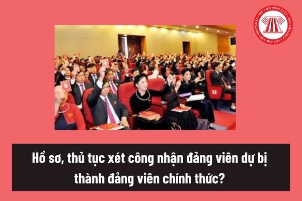 Hồ sơ, thủ tục xét công nhận đảng viên dự bị thành đảng viên chính thức? Đảng viên dự bị có được biểu quyết không?