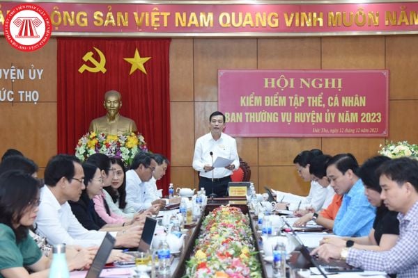 Mẫu bản kiểm điểm tập thể ban thường vụ cấp ủy cấp tỉnh cuối năm mới nhất là mẫu nào? Tải về ở đâu?