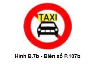 cấm xe taxi