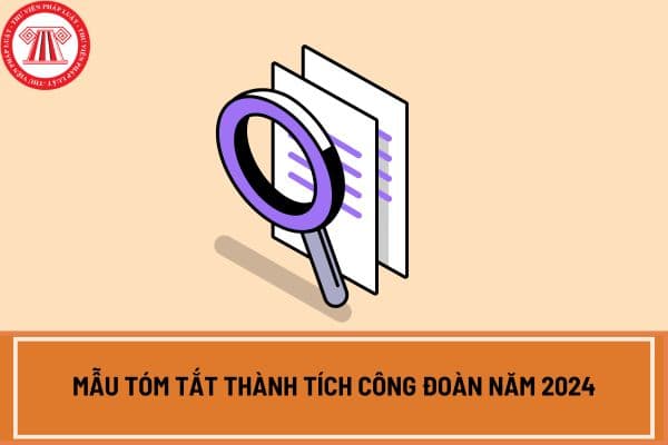 Mẫu tóm tắt thành tích công đoàn năm 2024 cho cá nhân đối với Chuyên đề Giỏi việc nước đảm việc nhà 2024?