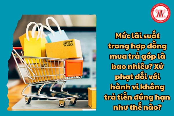 Mức lãi suất trong hợp đồng mua trả góp là bao nhiêu? Xử phạt đối với hành vi không trả tiền đúng hạn như thế nào?