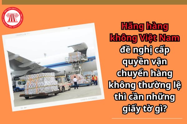 Hãng hàng không Việt Nam đề nghị cấp quyền vận chuyển hàng không thường lệ thì cần những giấy tờ gì?