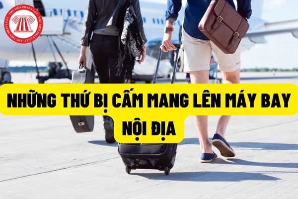 Những thứ cấm mang lên máy bay nội địa theo quy định hiện hành gồm những thứ gì? Những vật phẩm nào cấm mang trong hành lý?
