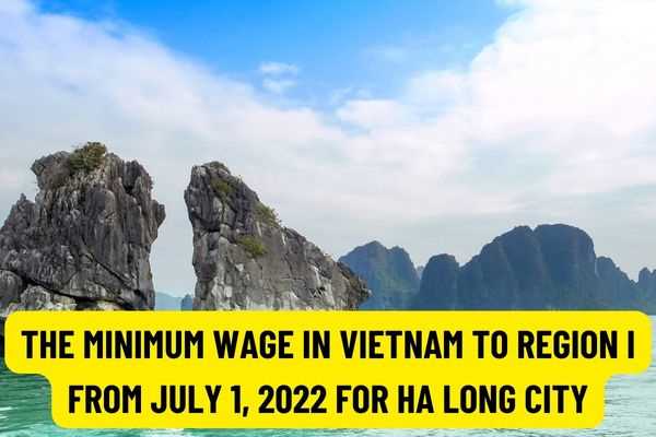 Adding the area to apply the minimum wage in Vietnam to Region I from July 1, 2022 for Ha Long City, Xuan Loc city, Dong Nai province?