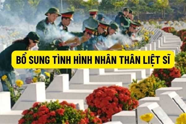 Biểu mẫu mới nhất: Bản khai, bổ sung tình hình thân nhân liệt sĩ? Giấy chứng nhận người có công/thân nhân liệt sĩ?