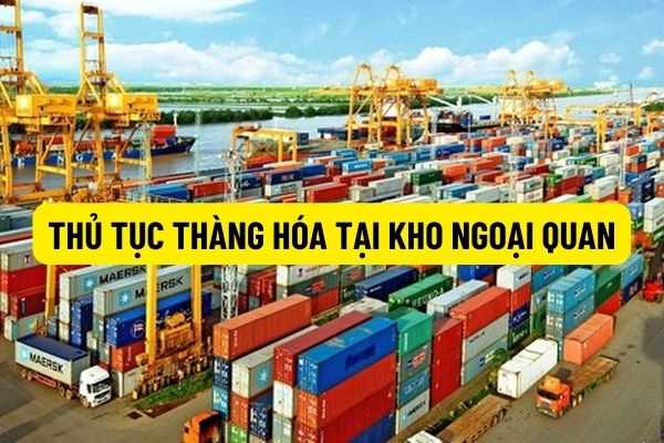 Thủ tục hàng hóa Trung Quốc đưa vào kho ngoại quan ở Việt Nam để chờ xuất khẩu ra nước ngoài qua Cảng hàng không quốc tế như thế nào?