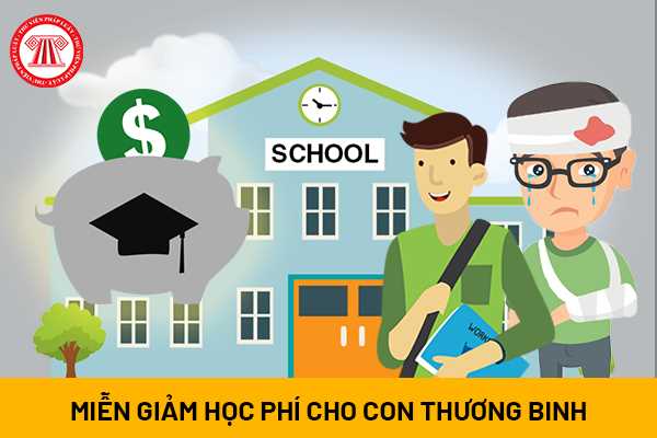 Con thương binh có được miễn học phí khi học cùng lúc hai trường? 