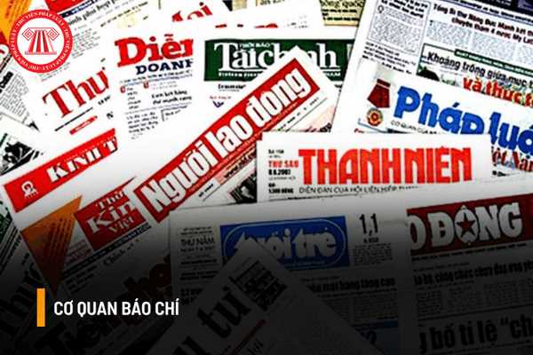 Cơ quan báo chí có bao gồm Hội Nhà báo Việt Nam hay không?