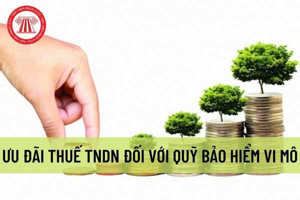 Hướng dẫn ưu đãi thuế TNDN đối với quỹ bảo hiểm vi mô theo hướng dẫn của Cục thuế thành phố Hà Nội?