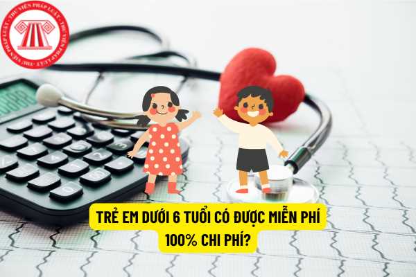 Trẻ em dưới 6 tuổi có được miễn phí 100% chi phí?