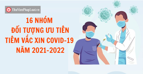 16 nhóm đối tượng ưu tiên tiêm vắc xin Covid-19 năm 2021-2022