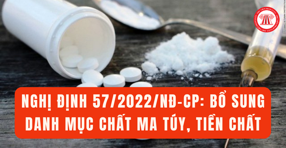 Nghị định 57/2022/NĐ-CP: Bổ sung danh mục chất ma túy, tiền chất