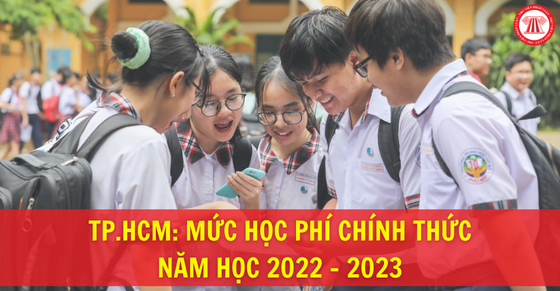 TP.HCM: Mức học phí chính thức năm học 2022 - 2023