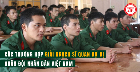 Các trường hợp giải ngạch sĩ quan dự bị Quân đội nhân dân Việt Nam