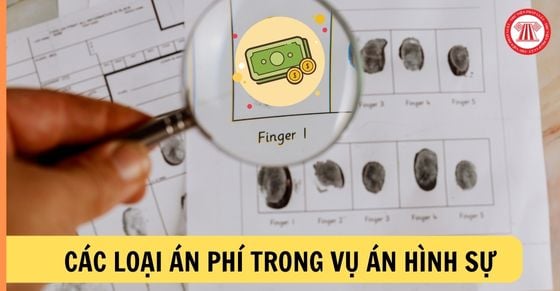 Các loại án phí trong vụ án hình sự