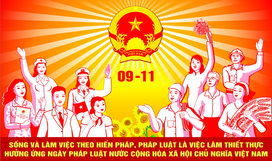 Khẩu hiệu tuyên truyền Ngày Pháp luật Việt Nam 09/11 năm 2023 là gì?