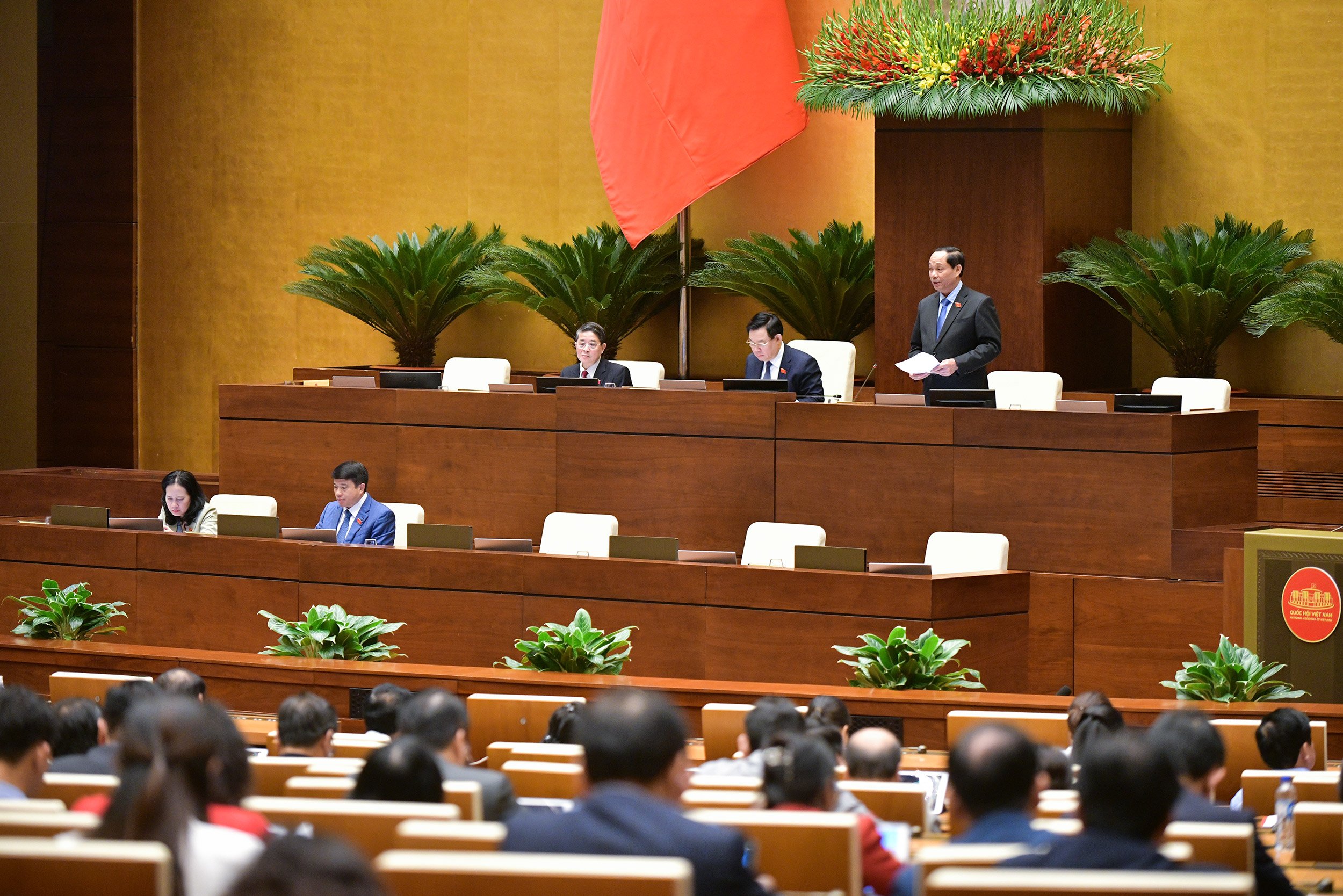 Phó Chủ tịch Quốc hội Trần Quang Phương điều hành nội dung 01 phiên họp chiều ngày 16/01/2024