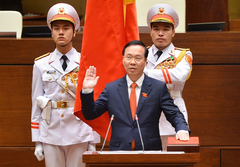 Lời tuyên thệ của Chủ tịch nước Cộng hòa xã hội chủ nghĩa Việt Nam