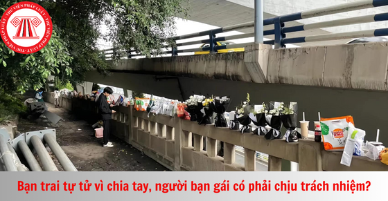 Bạn trai tự tử vì chia tay, người bạn gái có phải chịu trách nhiệm