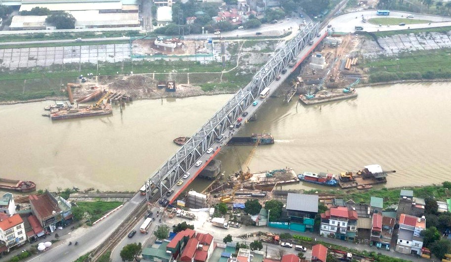 Phương án phân luồng giao thông sau khi cấm lưu thông qua cầu Đuống thành phố Hà Nội 