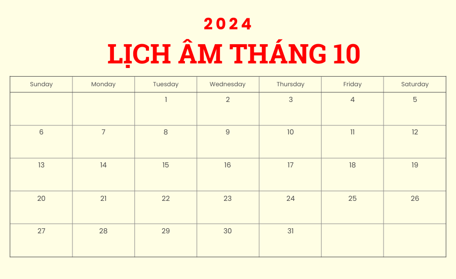 Lịch nộp các loại tờ khai thuế vào tháng 10 năm 2024 đầy đủ nhất