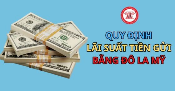 Quy định lãi suất tiền gửi bằng đô la Mỹ tại ngân hàng nước ngoài từ 20/11/2024