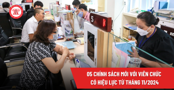 05 chính sách mới với viên chức có hiệu lực từ tháng 11/2024