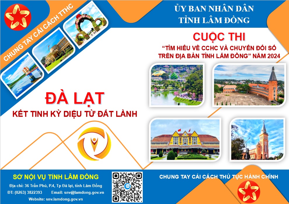 Câu hỏi kèm đáp án tuần 2 Cuộc thi Tìm hiểu về Cải cách hành chính và Chuyển đổi số tỉnh Lâm Đồng