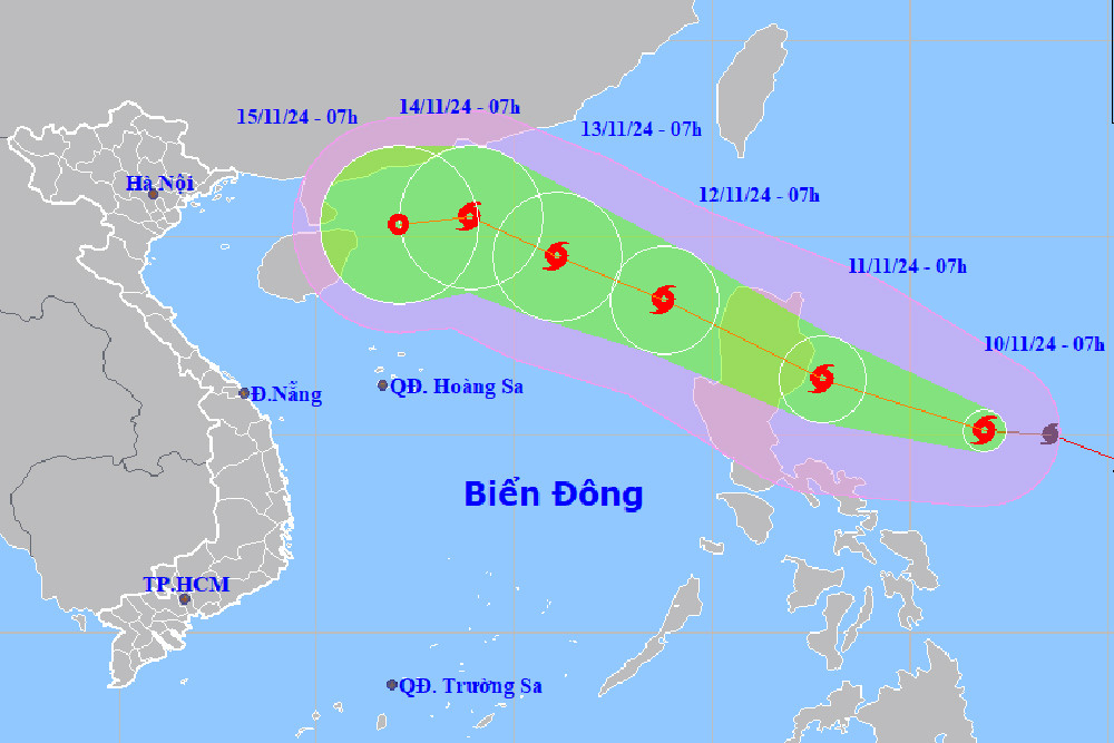 Công điện 8491 về việc ứng phó với bão số 08