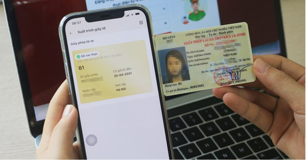 Vì sao VNeID không cập nhật thời hạn bằng lái xe đã đổi