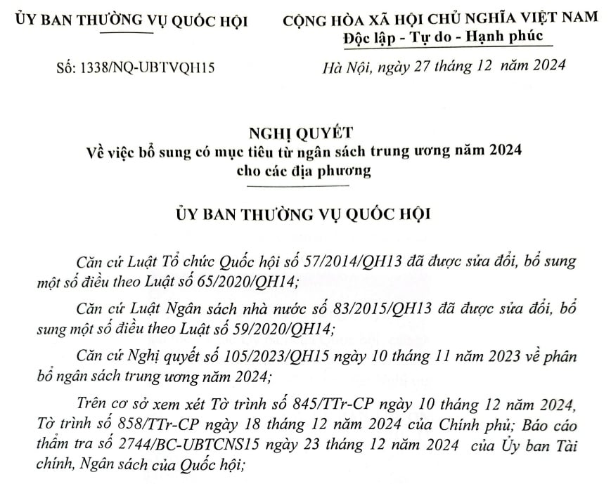 Đã có Nghị quyết 1338 về bổ sung ngân sách hỗ trợ chi trả cho giáo viên