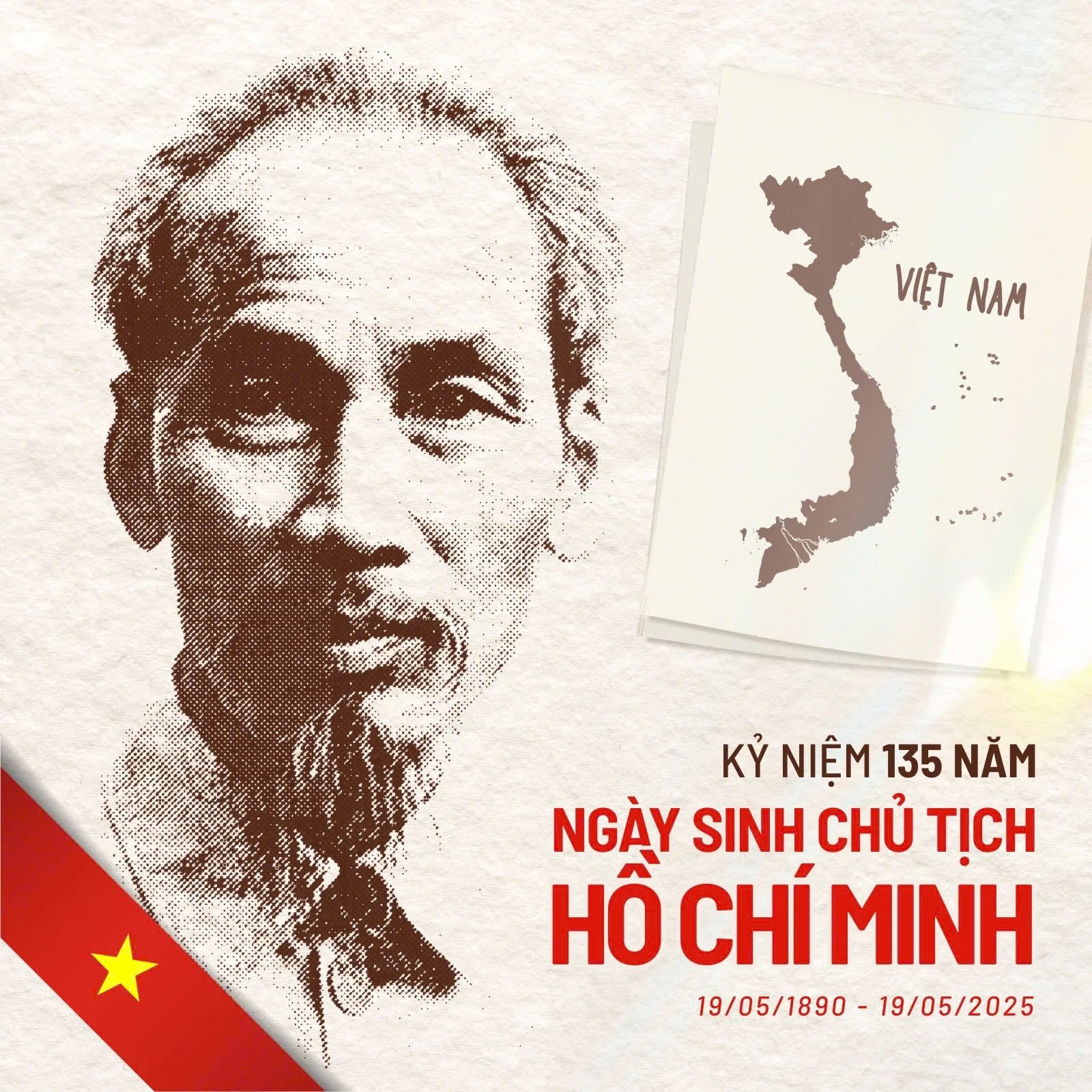 Mẫu bài tuyên truyền kỷ niệm 135 năm ngày sinh Chủ tịch Hồ Chí Minh (19/5 1890 – 19/5/2025)