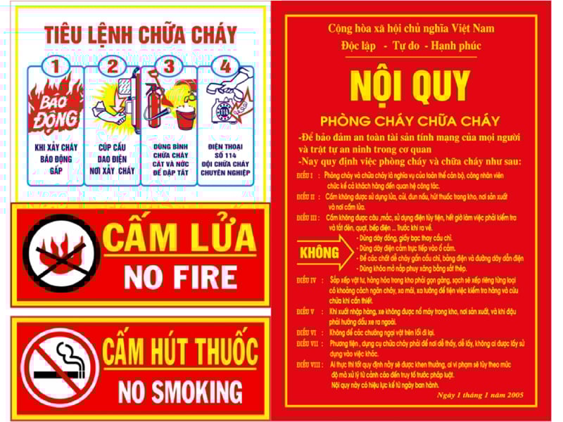 Tăng mức phạt không có nội quy phòng cháy chữa cháy từ 01/07/2025