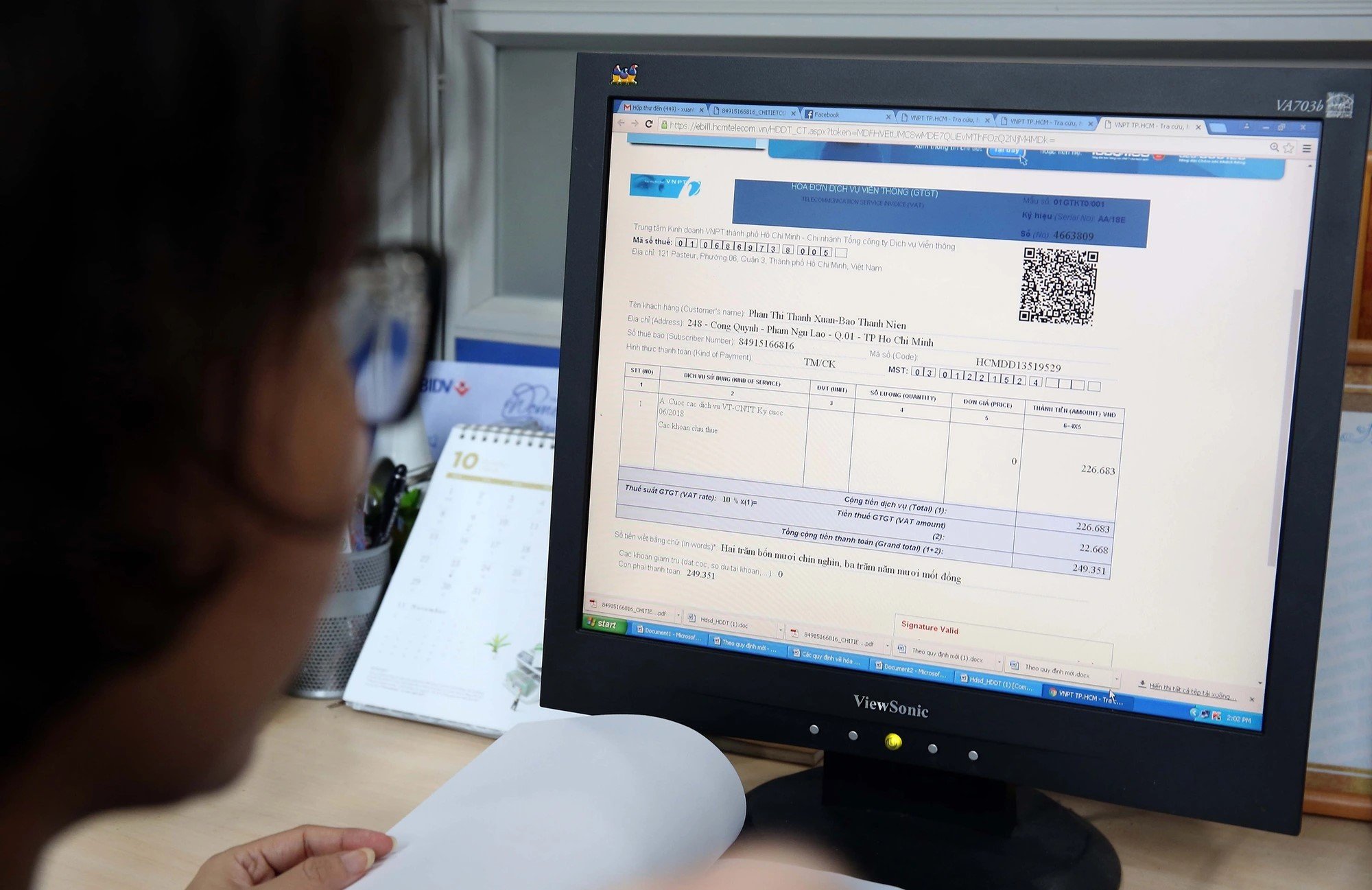 Xuất hoá đơn không ghi mã số định danh, mã số thuế của cá nhân có bị phạt không?