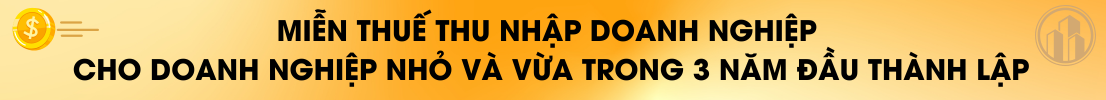 Chính thức miễn thuế thu nhập doanh nghiệp cho doanh nghiệp nhỏ và vừa trong 3 năm đầu thành lập