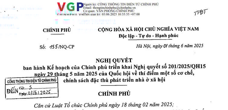 Đã có Nghị quyết 155/NQ-CP về triển khai Nghị quyết 201 về thí điểm chính sách phát triển nhà ở xã hội
