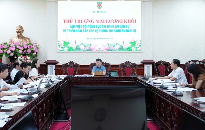 Thông tin mới nhất về Đề án tiếp tục sắp xếp tinh gọn bộ máy hệ thống thi hành án dân sự (Kết luận 162-KL/TW) 
