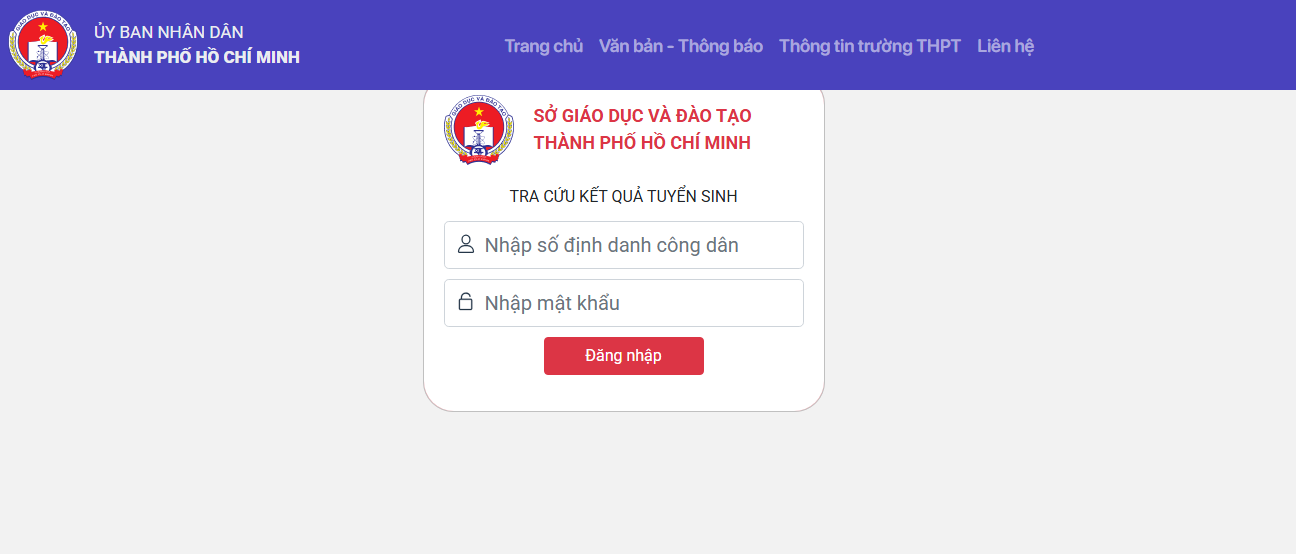Link tra cứu điểm thi vào lớp 10 tại TPHCM năm học 2025-2026