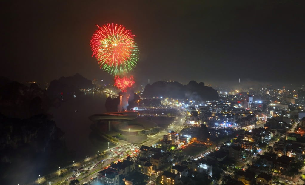 Địa điểm bắn pháo hoa tại Quảng Ninh ngày 1/7/2025 mừng chính quyền 2 cấp