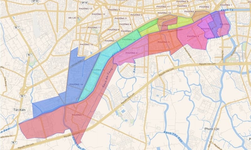 Quận 8 THPCM trở thành những phường nào từ 01/7/2025?