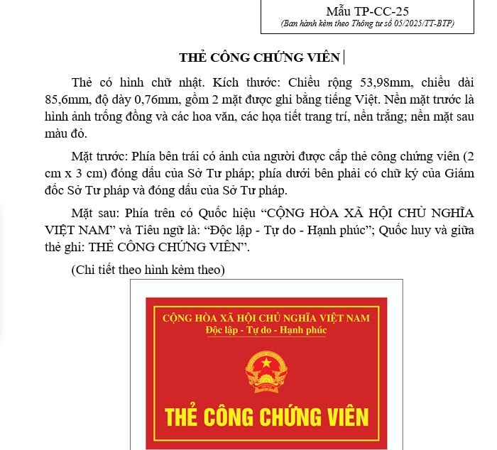 Thủ tục Cấp thẻ công chứng viên mới nhất 2025 thực hiện từ 01/7/2025 (Hình từ Internet)
