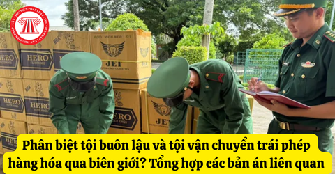 Phân biệt tội buôn lậu và tội vận chuyển trái phép hàng hóa qua biên giới? Tổng hợp các bản án liên quan 