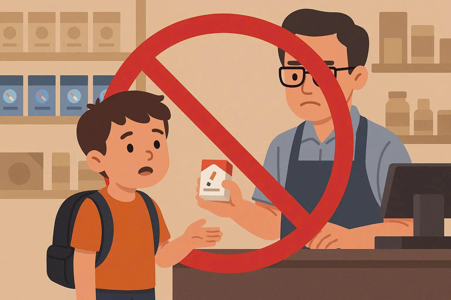 Bắt trẻ em mua thuốc lá, phụ huynh có thể bị phạt đến 1 triệu đồng